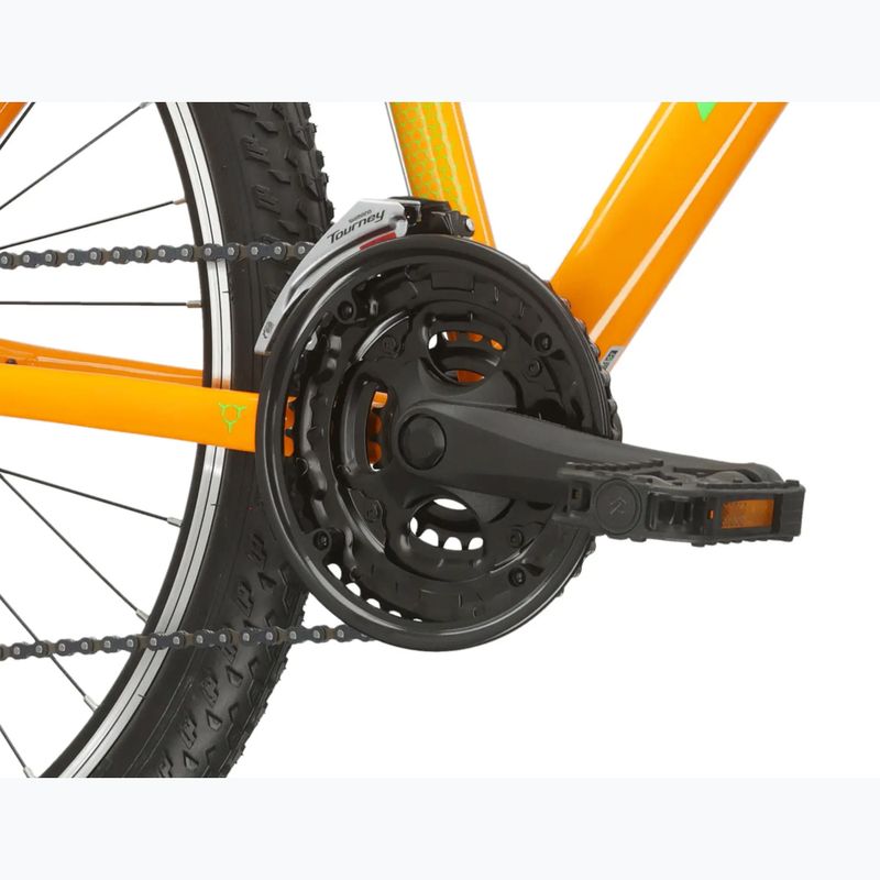 Bicicletă de munte KROSS Hexagon 1.0 26" orange/green/gloss 8