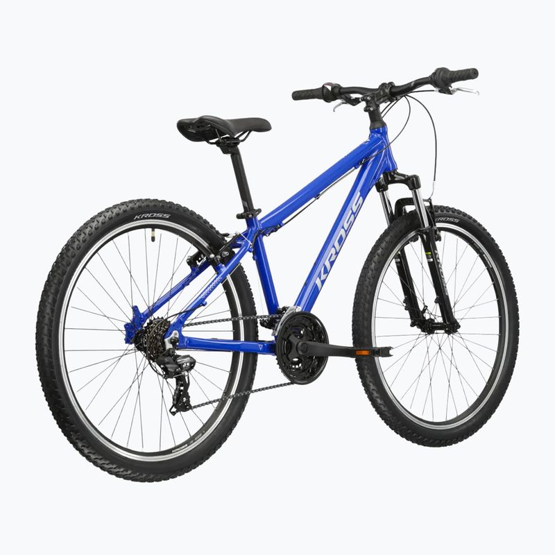 Bicicletă de munte KROSS Hexagon 1.0 26" blue/silver/gloss 3