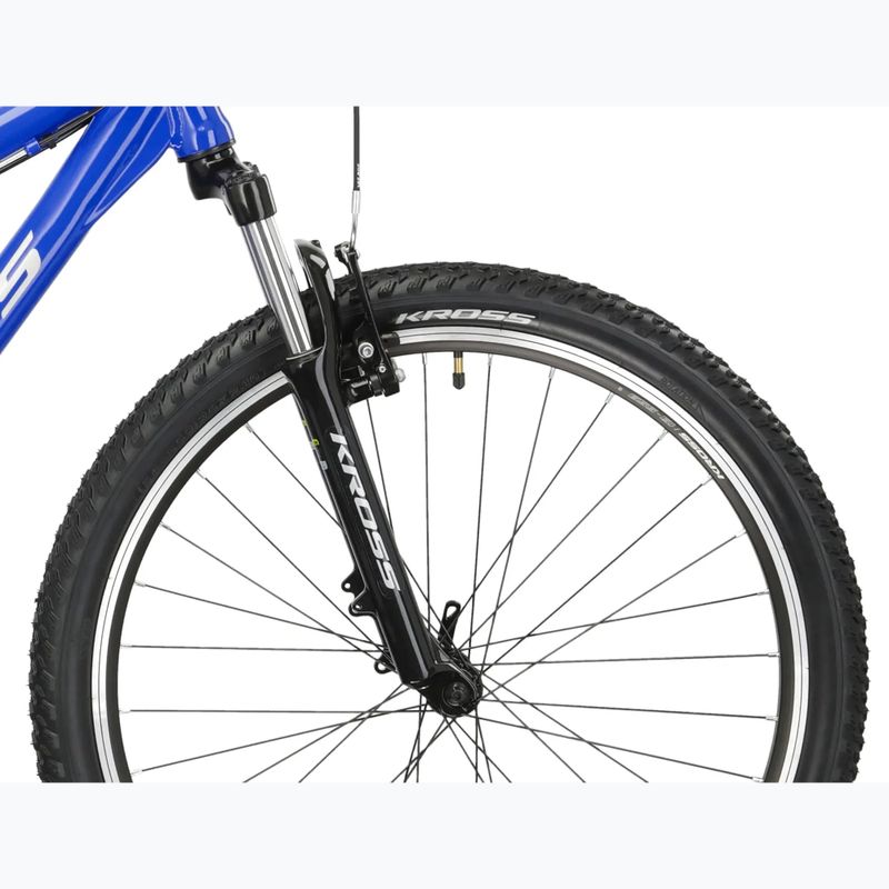 Bicicletă de munte KROSS Hexagon 1.0 26" blue/silver/gloss 7