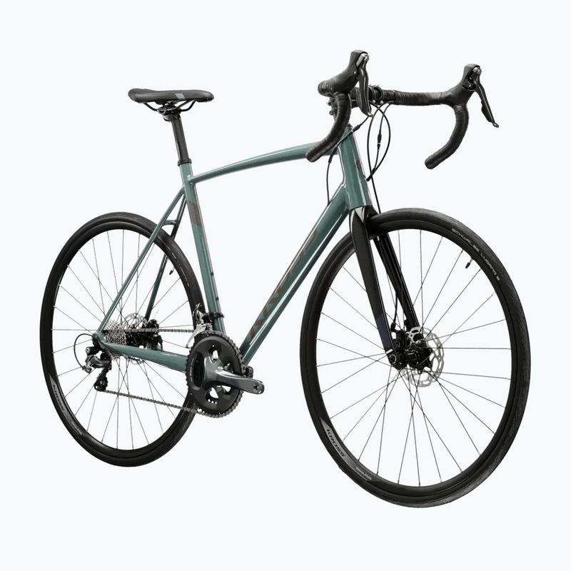 Bicicletă de șosea KROSS Vento 4.0 Green/Burgundy/Gloss 2