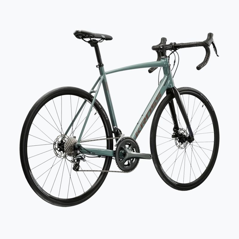 Bicicletă de șosea KROSS Vento 4.0 Green/Burgundy/Gloss 3