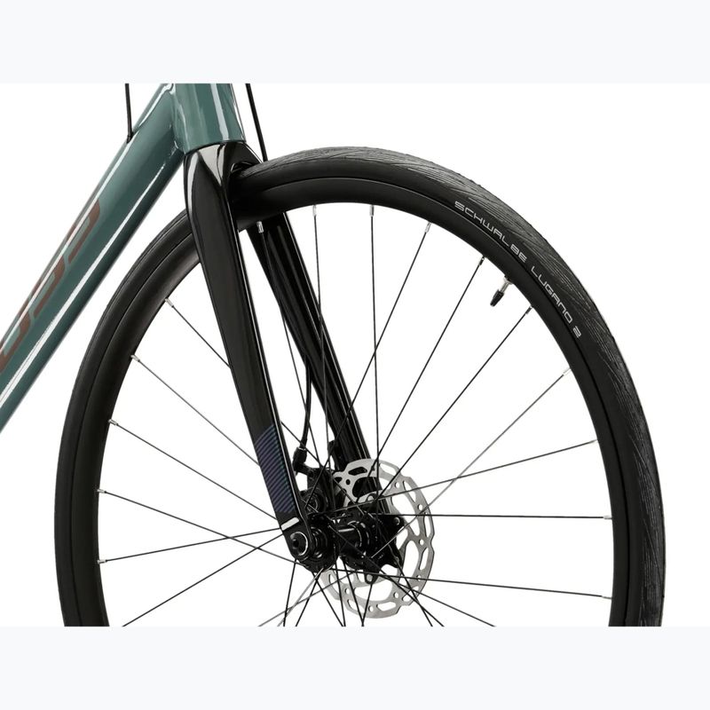 Bicicletă de șosea KROSS Vento 4.0 Green/Burgundy/Gloss 7