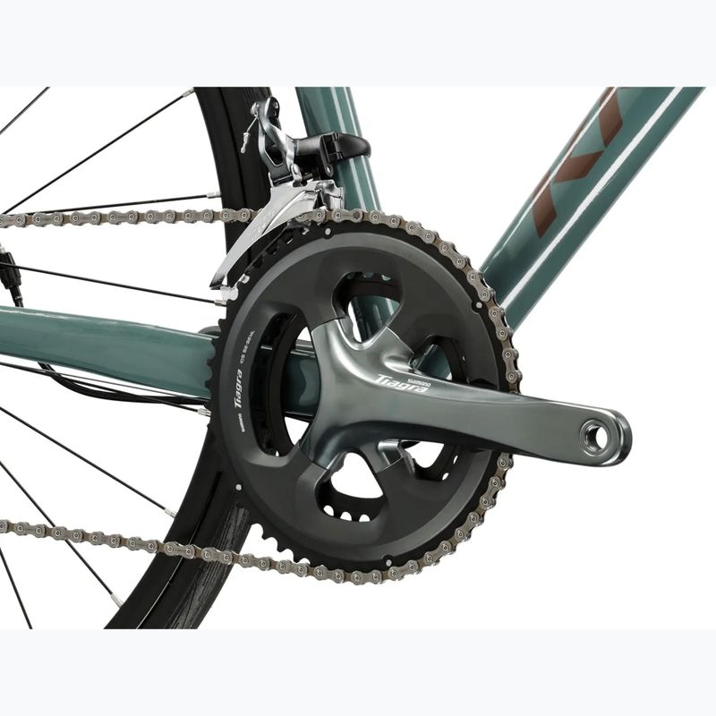 Bicicletă de șosea KROSS Vento 4.0 Green/Burgundy/Gloss 12