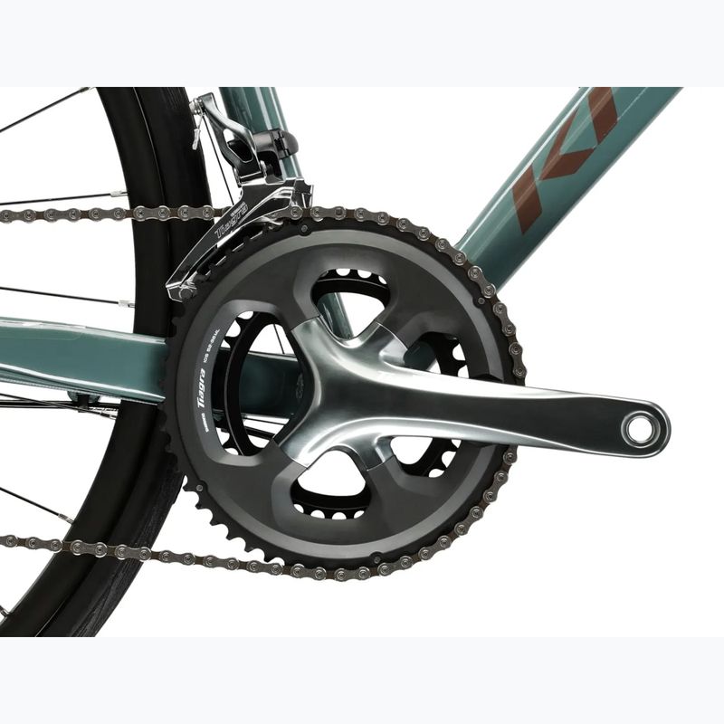 Bicicletă de șosea KROSS Vento 4.0 Green/Burgundy/Gloss 13