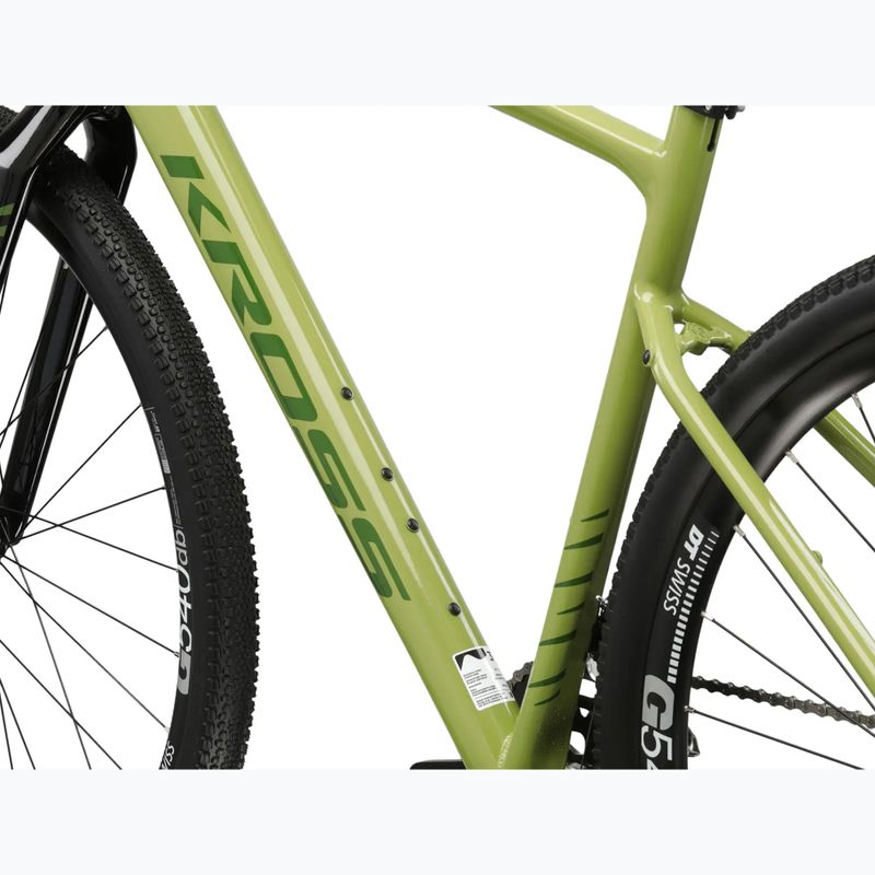 Bicicletă gravel KROSS Esker 6.0 2024 khaki/green/gloss 11