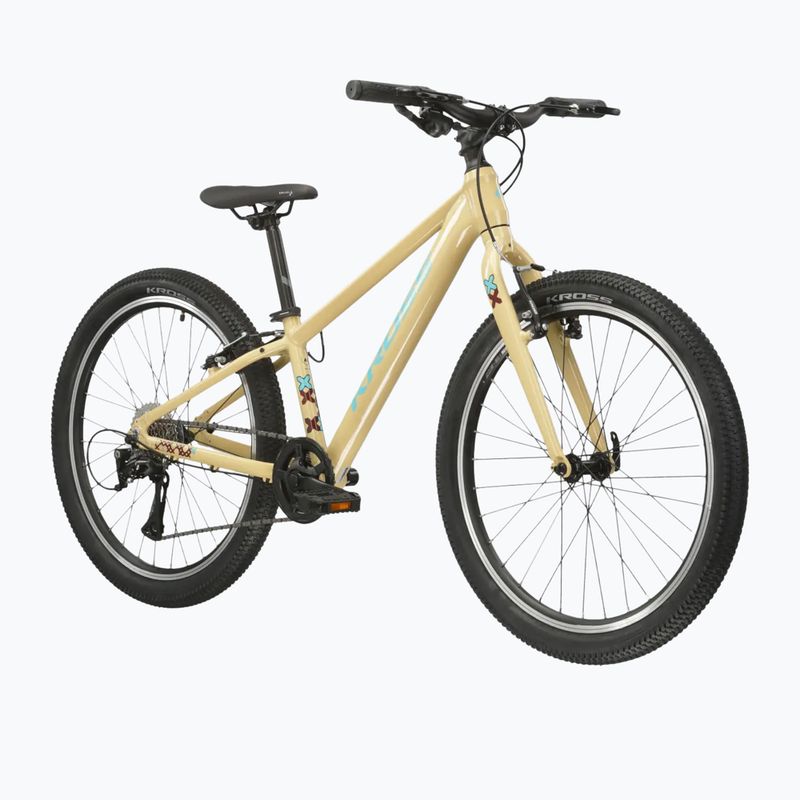Bicicletă pentru copii KROSS Level Jr 1.0 beige/red/gloss 2