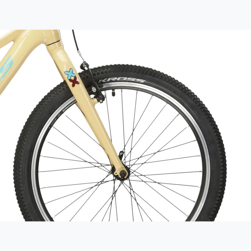 Bicicletă pentru copii KROSS Level Jr 1.0 beige/red/gloss 6