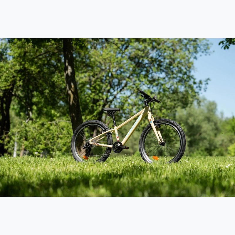 Bicicletă pentru copii KROSS Level Jr 1.0 beige/red/gloss 12