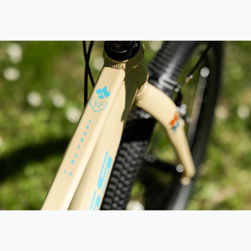 Bicicletă pentru copii KROSS Level Jr 1.0 beige/red/gloss 15