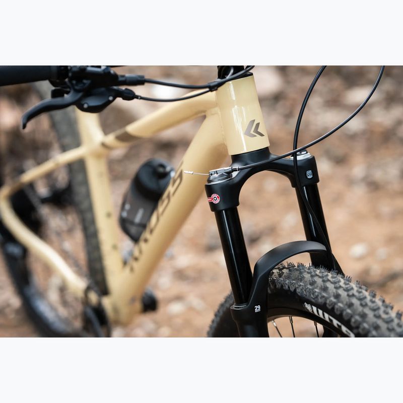 Bicicletă de munte pentru femei KROSS Level 6.0 beige/brown/gloss 18
