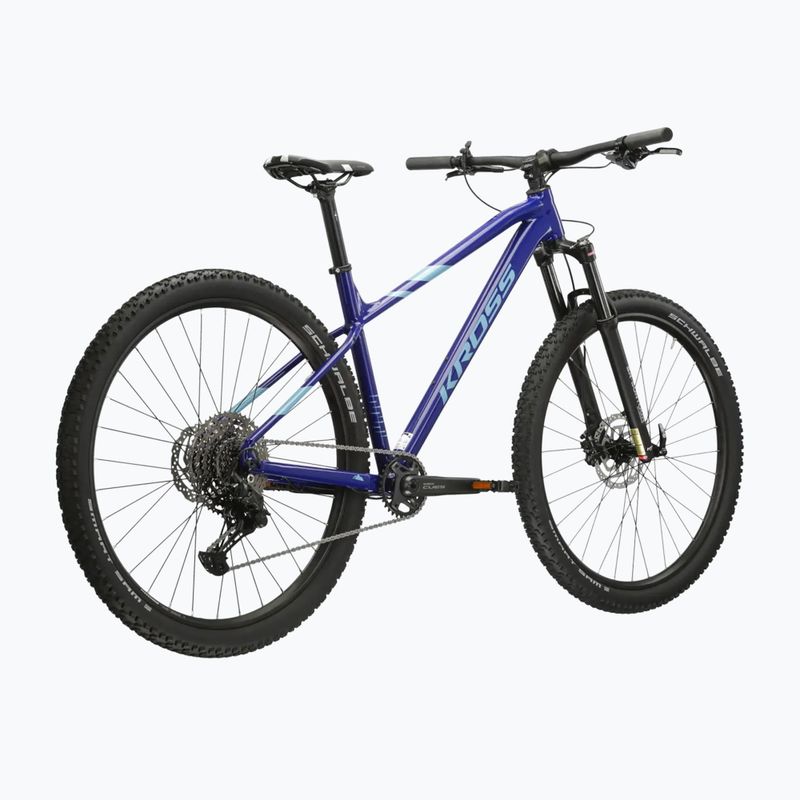 Bicicletă de munte KROSS Level 5.0 navy blue/sky blue 3