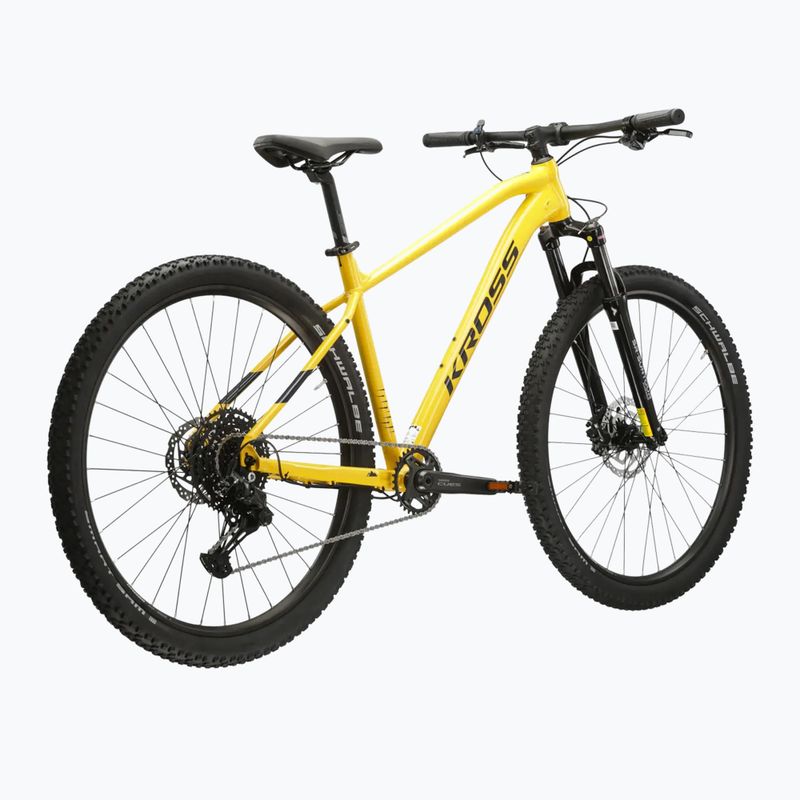 Bicicletă de munte KROSS Level 4.0 yellow/black/gloss 3