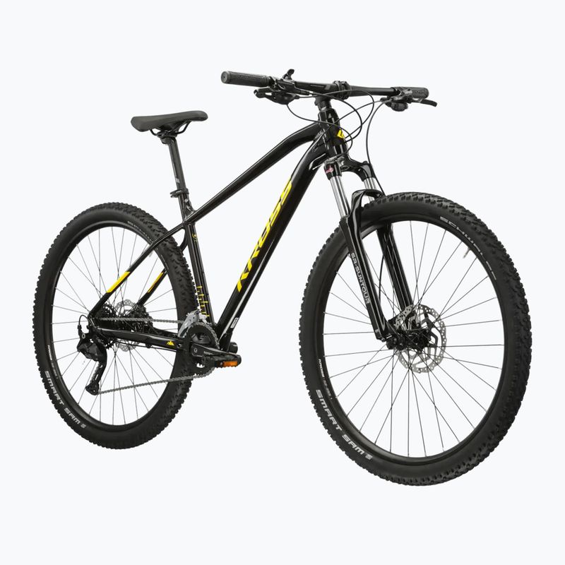 Bicicletă de munte KROSS Level 2.0 black/yellow/gloss 2