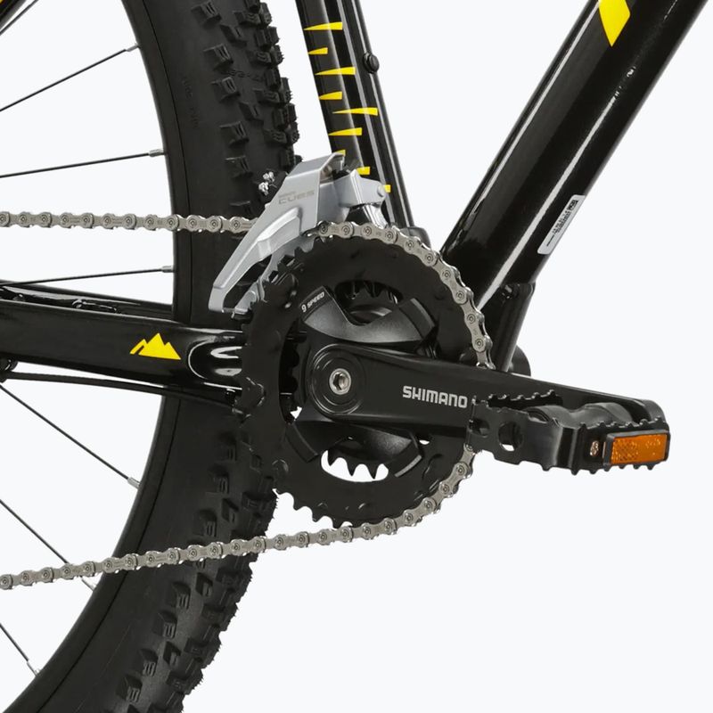 Bicicletă de munte KROSS Level 2.0 black/yellow/gloss 9