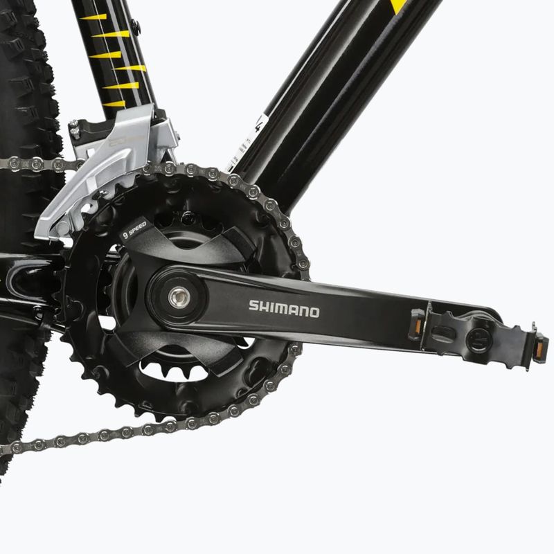 Bicicletă de munte KROSS Level 2.0 black/yellow/gloss 10