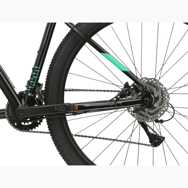 Bicicletă de munte KROSS Level 1.0 black/green/gloss 10
