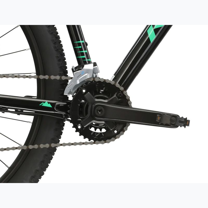 Bicicletă de munte KROSS Level 1.0 black/green/gloss 13