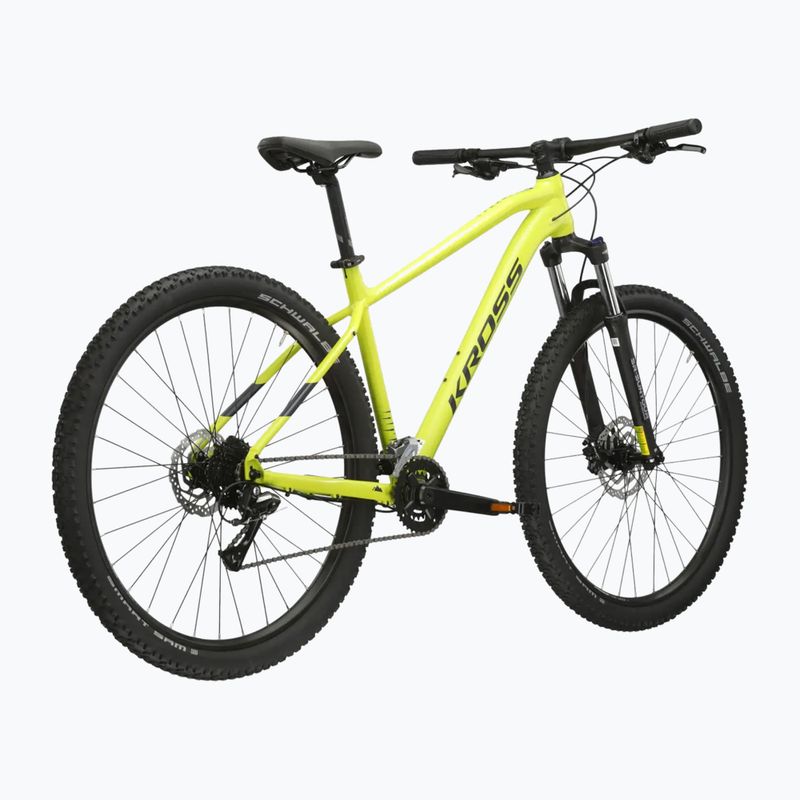 Bicicletă de munte KROSS Level 1.0 lime/black/matte 3