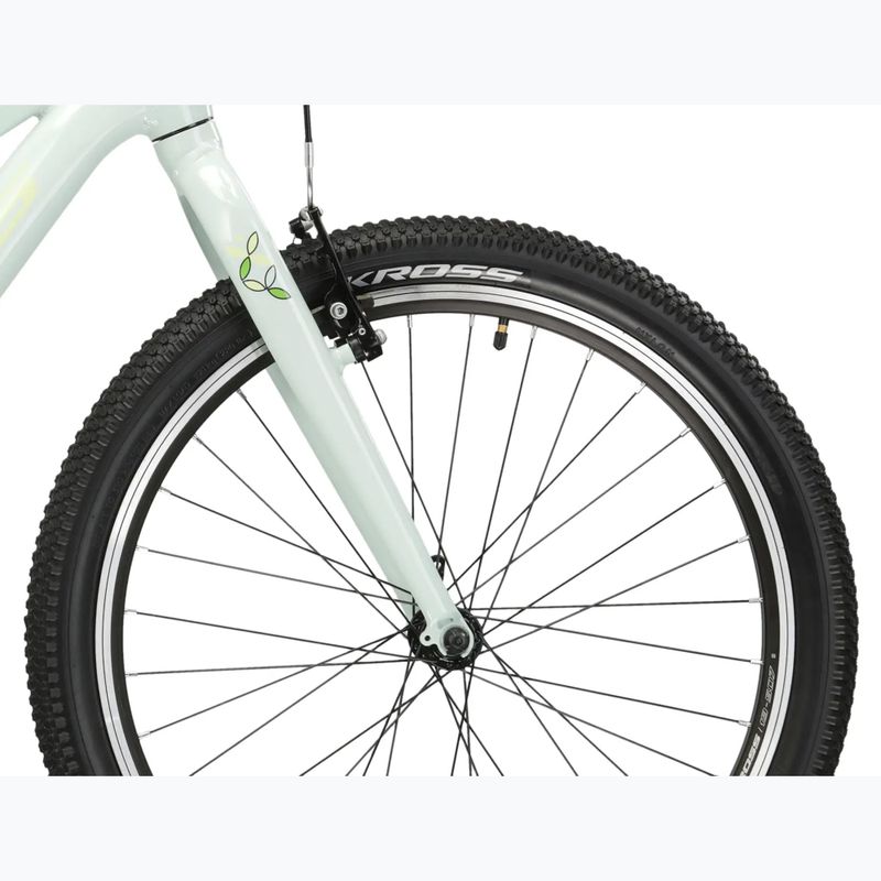 Bicicletă pentru copii KROSS Lea Jr 1.0 mint/green/gloss 7