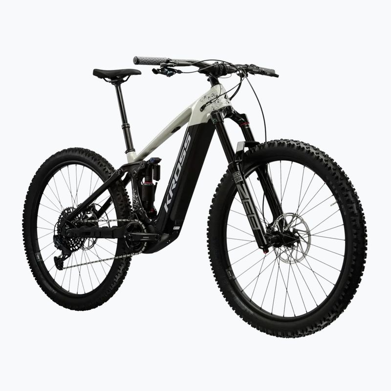 Bicicletă electrică pentru bărbați KROSS Moon Boost 1.0 el. 630 Wh grey/black/gloss 2