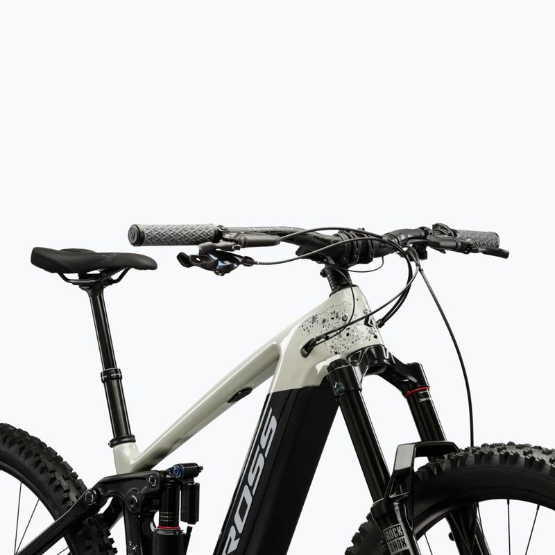 Bicicletă electrică pentru bărbați KROSS Moon Boost 1.0 el. 630 Wh grey/black/gloss 4