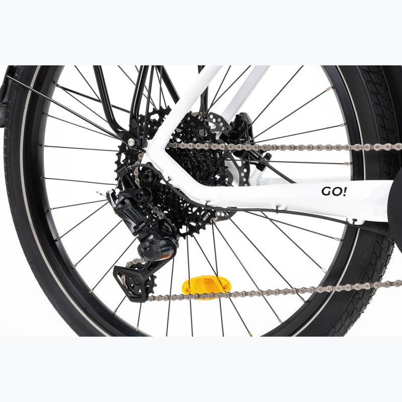 Bicicletă electrică KROSS E-Cargo Space Platform el. white/black/gloss 12