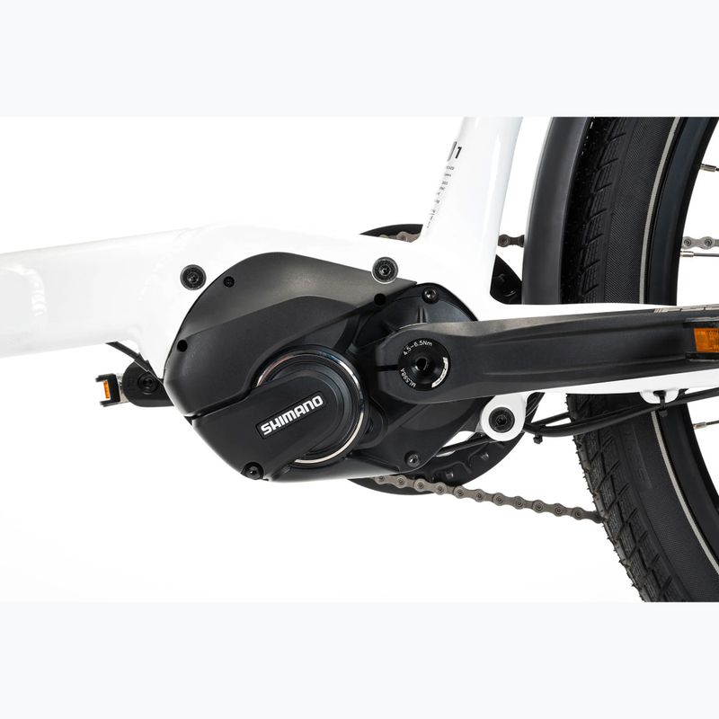 Bicicletă electrică KROSS E-Cargo Space Platform el. white/black/gloss 14