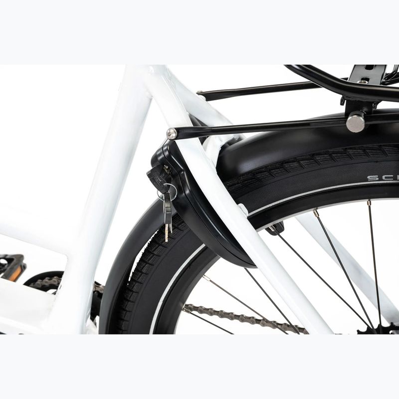 Bicicletă electrică KROSS E-Cargo Space Platform el. white/black/gloss 16