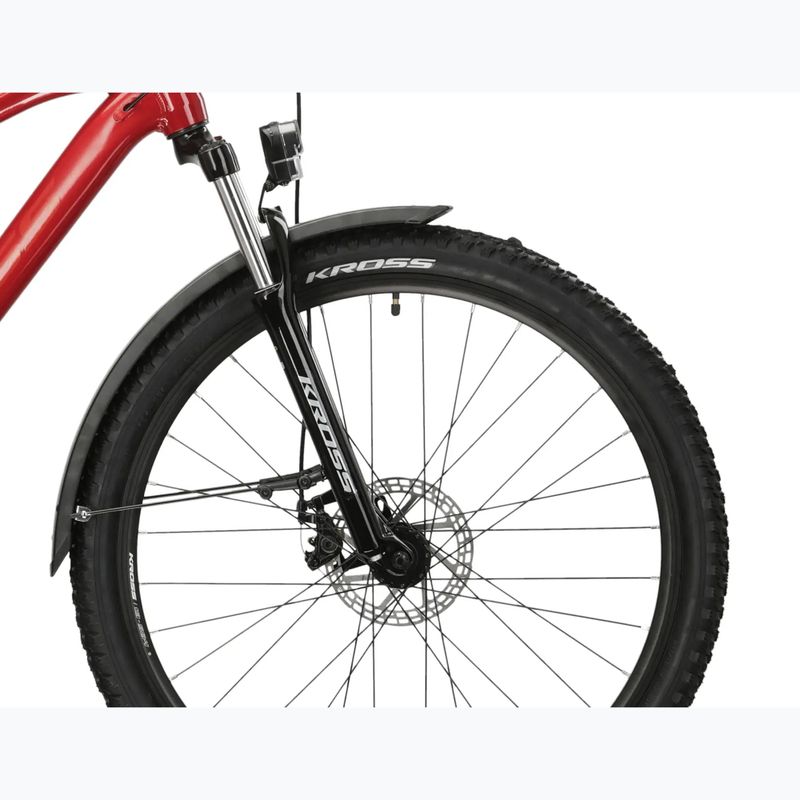 Bicicletă de munte KROSS Hexagon 2.0 EQ 27,5" red/burgundy/gloss 6