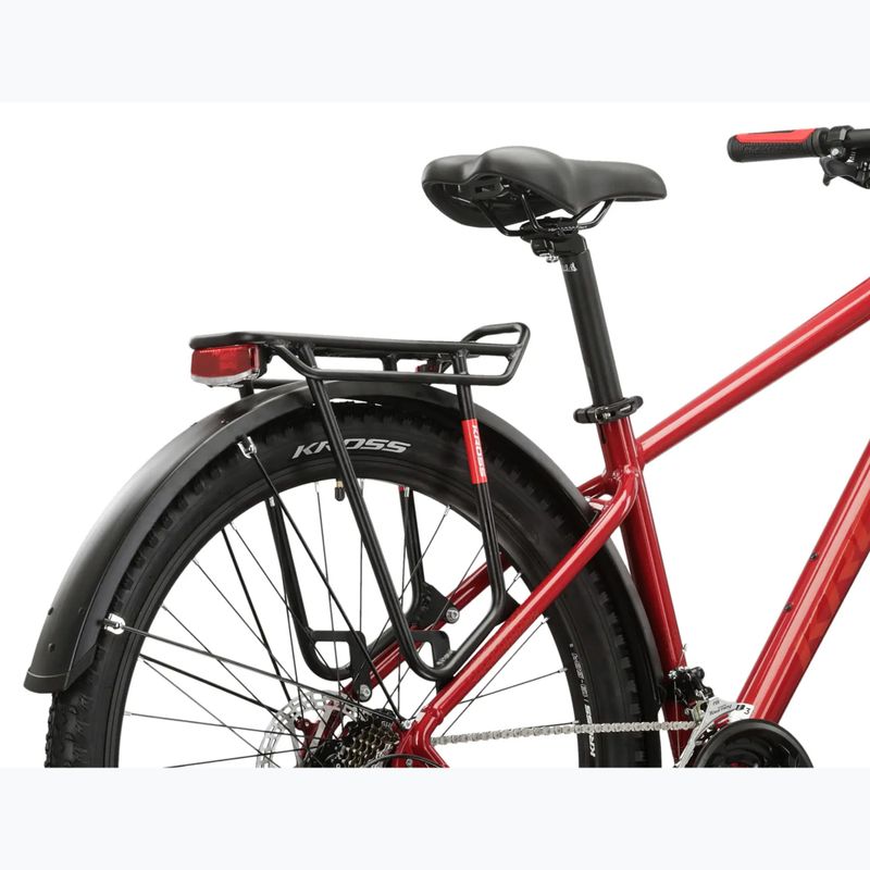 Bicicletă de munte KROSS Hexagon 2.0 EQ 27,5" red/burgundy/gloss 11