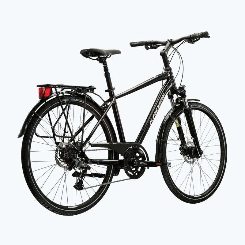 Bicicletă de trekking pentru bărbați KROSS Trans 7.0 Bg black/grey/gloss 3