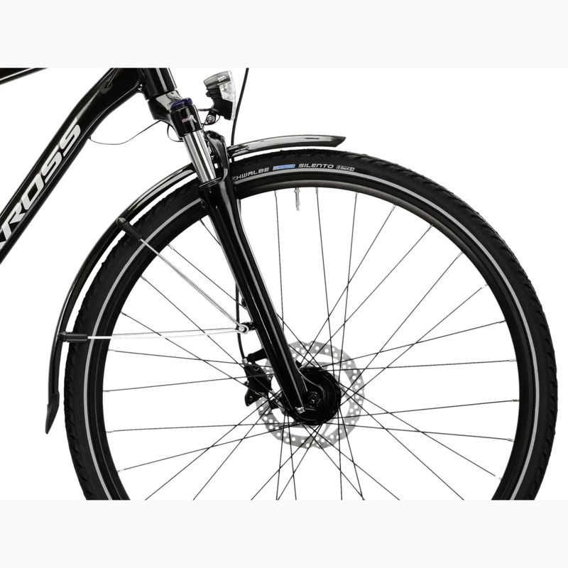 Bicicletă de trekking pentru bărbați KROSS Trans 7.0 Bg black/grey/gloss 6