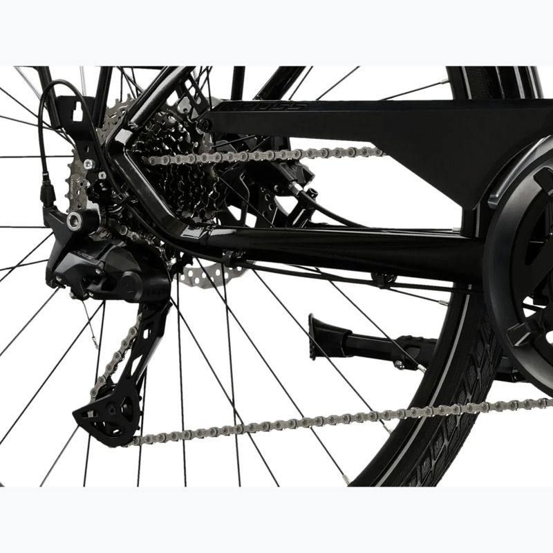 Bicicletă de trekking pentru bărbați KROSS Trans 7.0 Bg black/grey/gloss 8