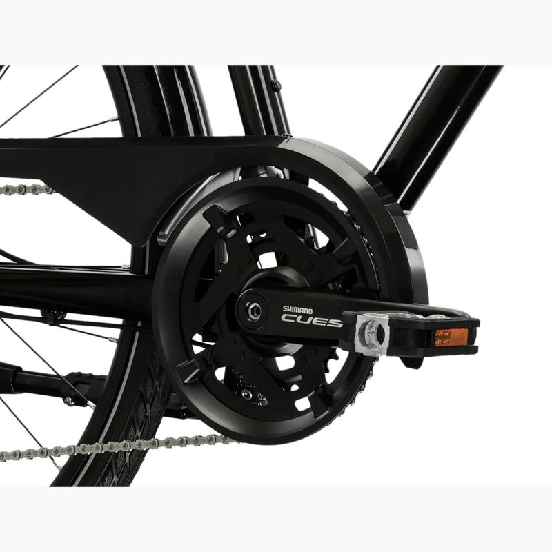 Bicicletă de trekking pentru bărbați KROSS Trans 7.0 Bg black/grey/gloss 9