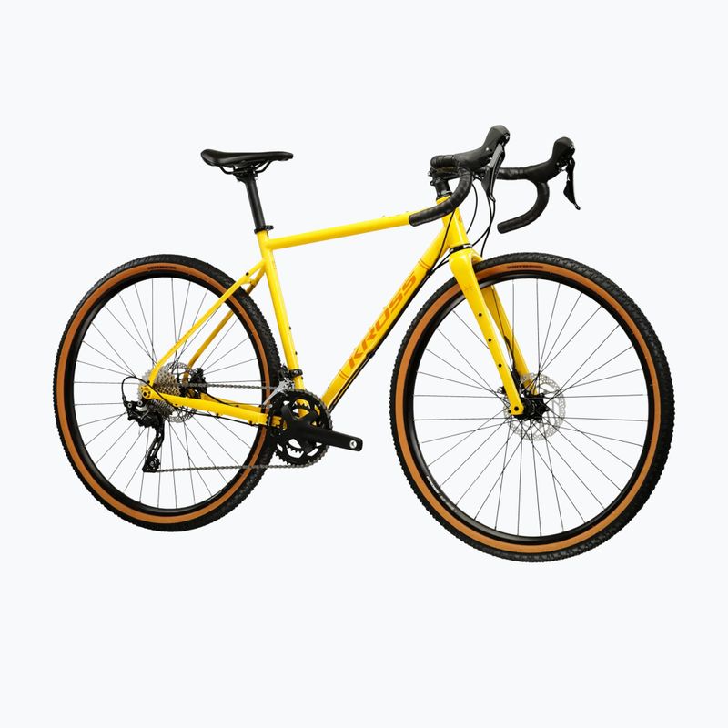 Bicicletă gravel KROSS Esker 4.0 yellow/orange/gloss 2
