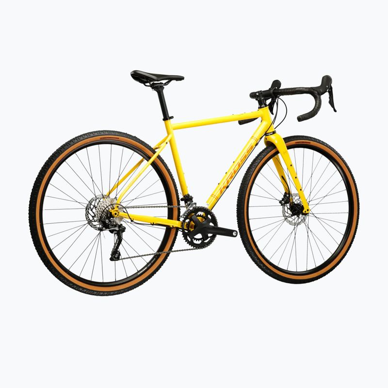 Bicicletă gravel KROSS Esker 4.0 yellow/orange/gloss 3