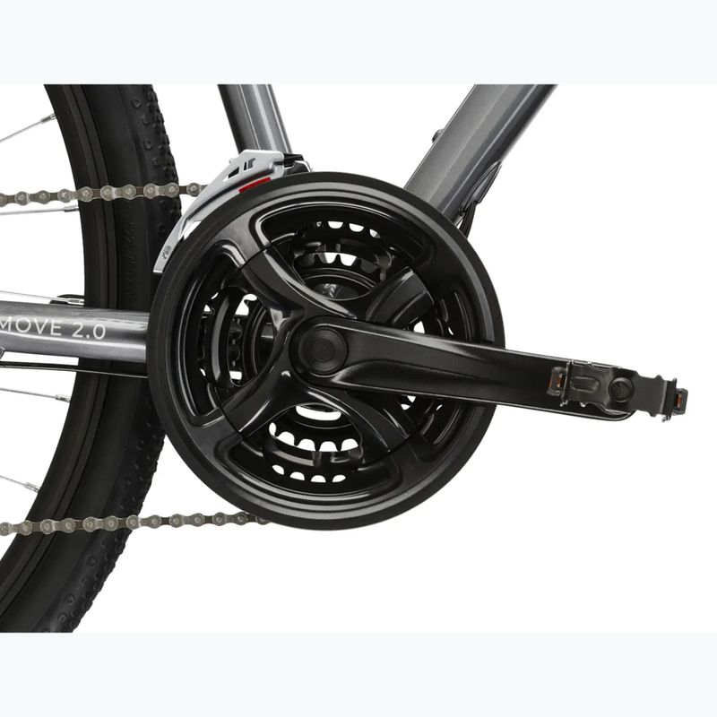 Bicicletă de oraș pentru femei KROSS Move 2.0 In graphite/silver/gloss 10