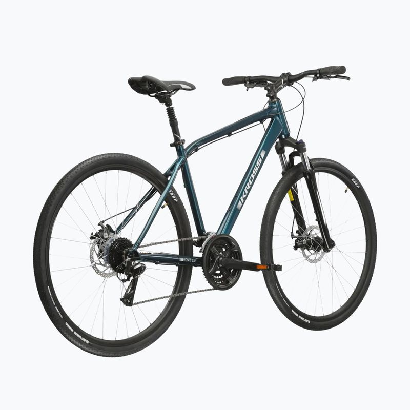 Bicicletă de oraș pentru bărbați KROSS Move 2.0 turquoise/silver/gloss 3