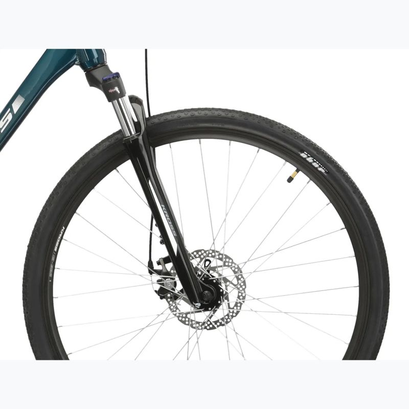 Bicicletă de oraș pentru bărbați KROSS Move 2.0 turquoise/silver/gloss 6