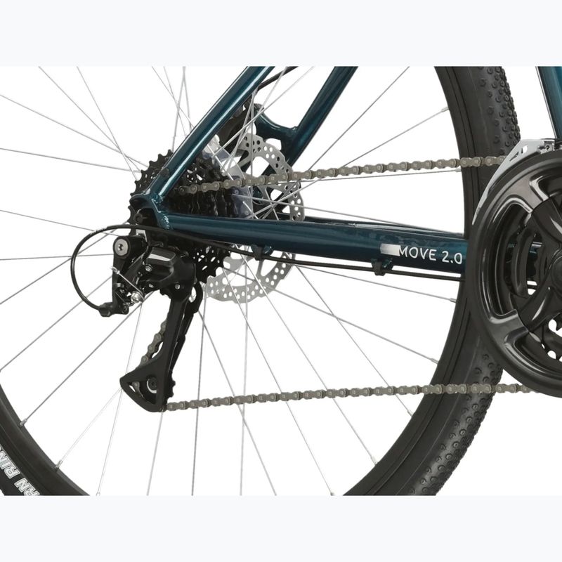 Bicicletă de oraș pentru bărbați KROSS Move 2.0 turquoise/silver/gloss 8