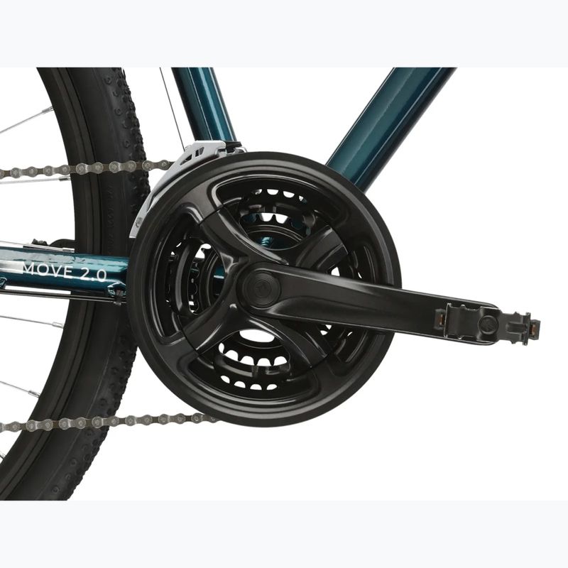 Bicicletă de oraș pentru bărbați KROSS Move 2.0 turquoise/silver/gloss 10