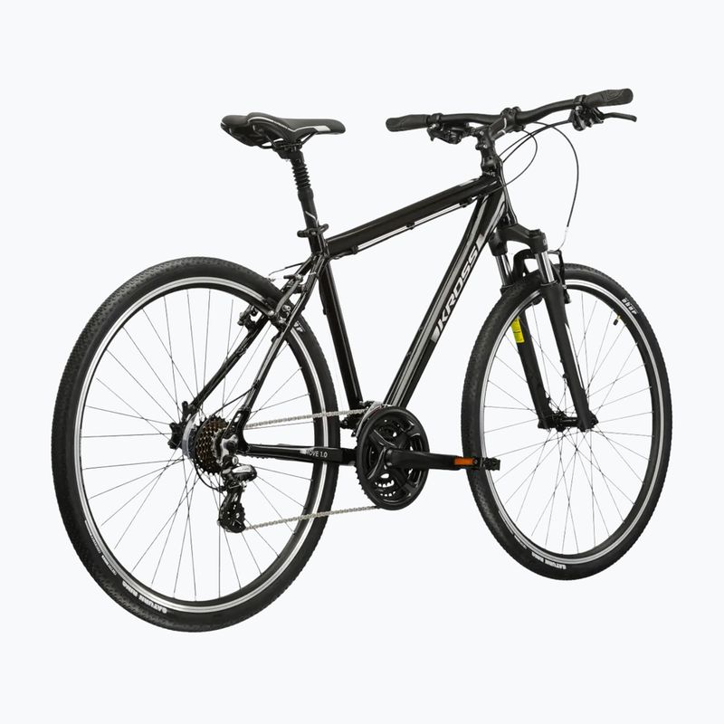 Bicicletă de oraș pentru bărbați KROSS Move 1.0 black/silver/gloss 3