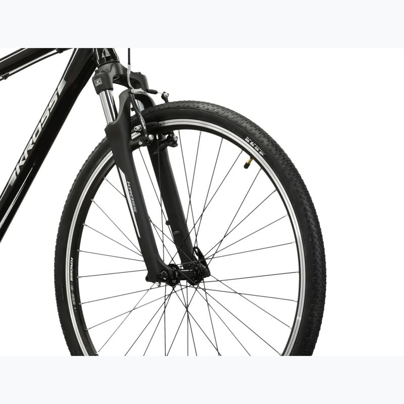 Bicicletă de oraș pentru bărbați KROSS Move 1.0 black/silver/gloss 5