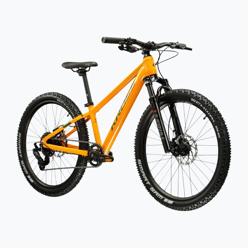 Bicicletă pentru copii KROSS Level Jr 4.0 orange/green/gloss 2