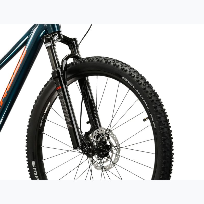 Bicicletă pentru tineret KROSS Level Jr 5.0 turquoise/orange/gloss 5