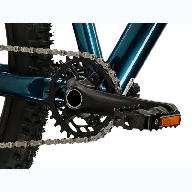 Bicicletă pentru tineret KROSS Level Jr 5.0 turquoise/orange/gloss 9