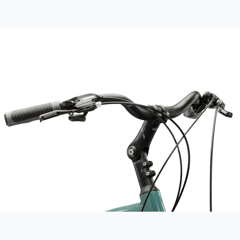 Bicicletă de trekking pentru bărbați KROSS Trans 3.0 green/silver/gloss 4