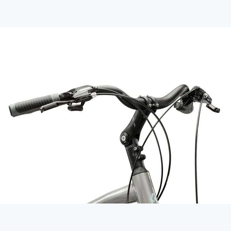 Bicicletă de trekking pentru bărbați KROSS Trans 3.0 silver/blue/gloss 4