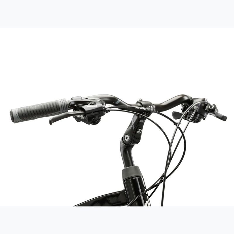 Bicicletă de trekking pentru bărbați KROSS Trans 1.0 black/silver/gloss 4