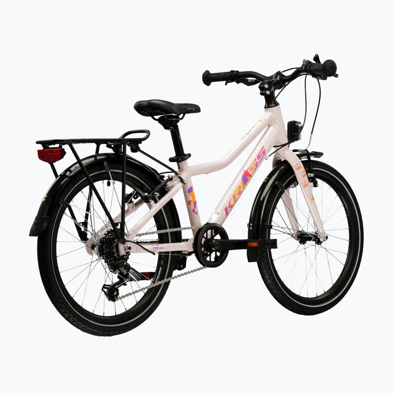 Bicicletă pentru copii KROSS Lea Mini 3.0 Eq W pink/pink/gloss 3